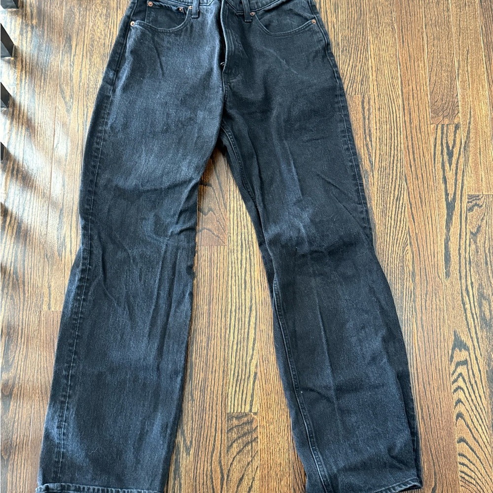 Abercrombie & Fitch 90s Relaxed High Rise Jeans in Black